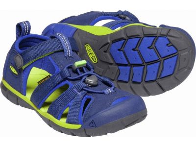 KEEN SEACAMP II CNX children&#39;s sandals, blue depths/chartreuse