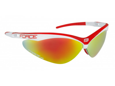 Brýle Force Air, bílo-červené, červené laser skla