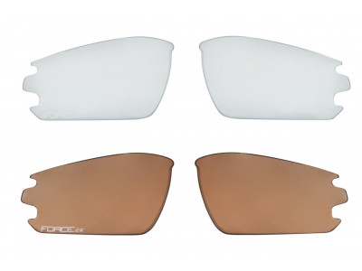 FORCE Calibre brýle, bílá/černá laser skla