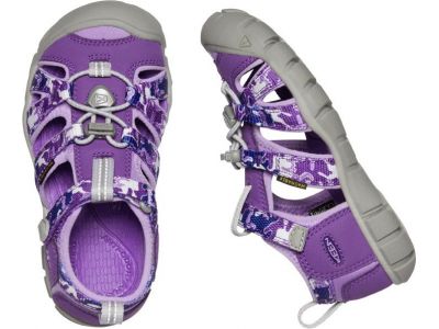 KEEN SEACAMP II CNX dětské sandály camo/tillandsia purple