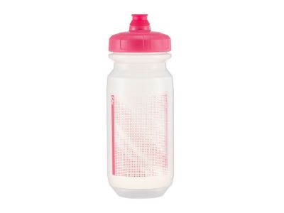 Liv DOUBLESPRING fľaša, 600 ml, pink/transparent