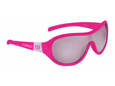 Force Pokey glasses, children&amp;#39;s, pink-white, black lenses