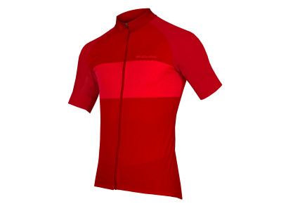 Koszulka rowerowa Endura FS260-Pro II z krótkim rękawem, rdzawo-czerwona