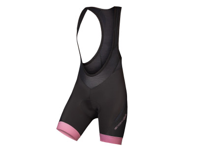 Damskie spodenki Endura Pro II DS na szelkach Pink Rose