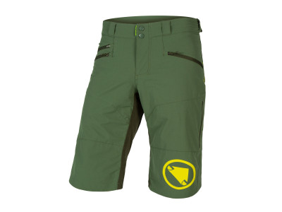 Męskie spodnie Endura Singletrack II w kolorze leśnej zieleni