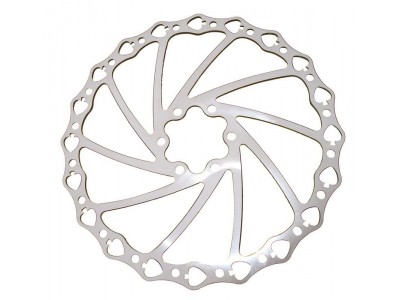 A2Z TY-SPV brake disc, 180 mm, 6 holes, &amp;quot;heart&amp;quot; design