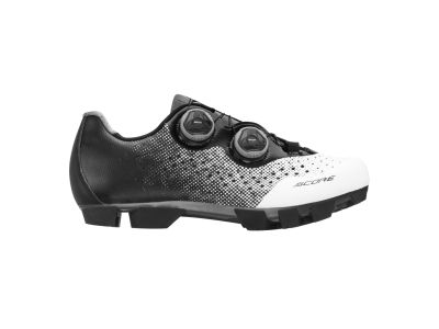 FORCE Score MTB kerékpáros cipő, fehér/fekete