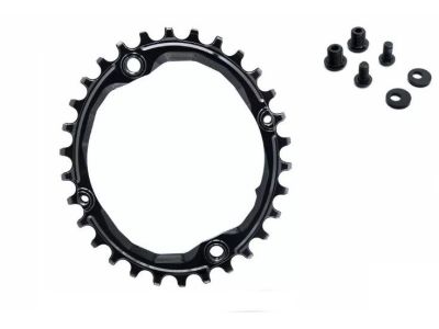 absoluteBLACK OVAL 104BCD, chainring, 34T, black