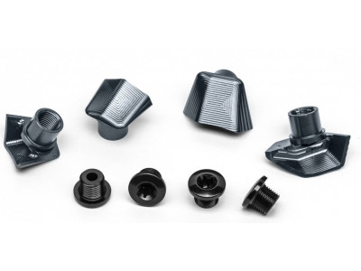 absoluteBLACK screws for converters with Ultegra 8000 caps, gray