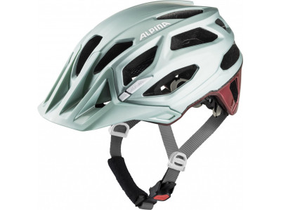 Kask rowerowy ALPINA Garbanzo pistacjowo-wiśniowy czerwony duży: M