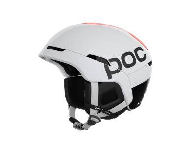 POC Obex BC MIPS Helm, wasserstoffweiß/fluoreszierendes Orange AVIP