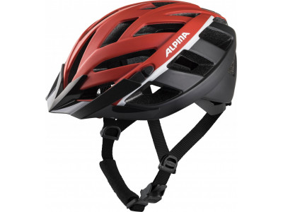 Kask rowerowy ALPINA PANOMA 2.0 LE czerwono-czarno-biały