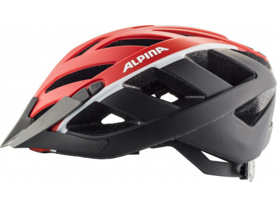 Kask rowerowy ALPINA PANOMA 2.0 LE czerwono-czarno-biały