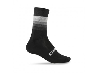 Giro Comp High Rise Socken, schwarze Hitzewelle