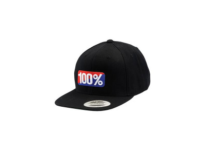 100% Classic X-Fit FlexFit Hat kšiltovka Black vel. S L-XL