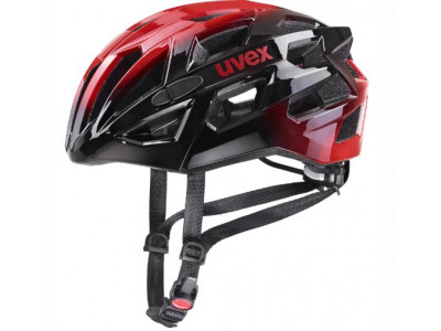 uvex Race 7 Helm, schwarz rot