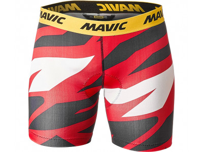 Mavic Deemax Pro Herren-Boxershorts mit Einlegesohle in Fiery Red/Black, Modell 2020