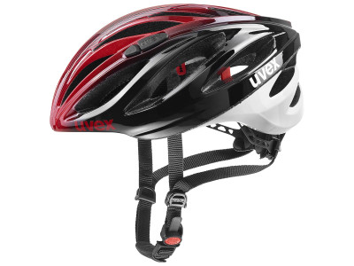 uvex Boss Race Helm schwarz / rot 2020