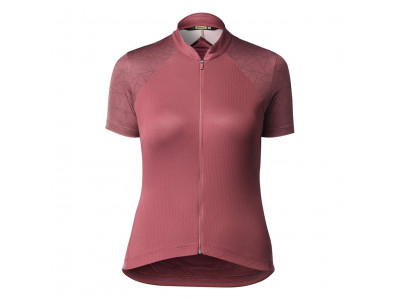 Mavic Sequence women&amp;#39;s jersey, earth red