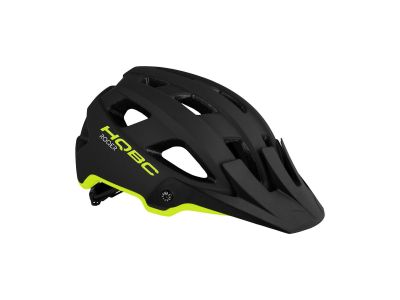 HQBC ROQER Helm, schwarz/neongelb matt