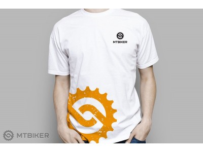 T-Shirt MTBIKER Symbol Weiß