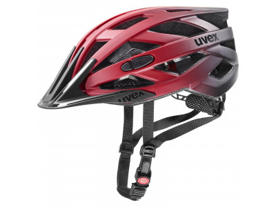 Uvex bicycle helmet i-vo cc red black mat