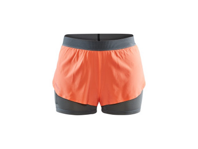 CRAFT Vent 2in1 Damen-Shorts, orange