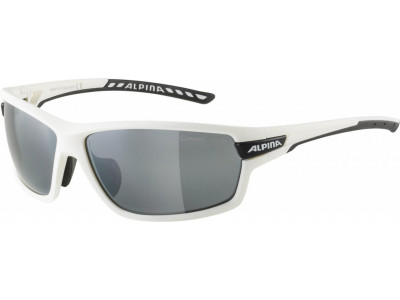 ALPINA Kerékpár szemüveg TRI-SCRAY 2.0 fehér-fekete, cserélhető lencsék