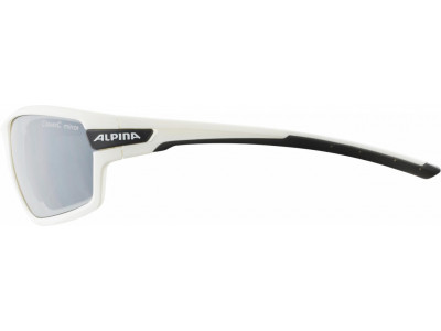 ALPINA Fahrradbrille TRI-SCRAY 2.0 weiß-schwarz, austauschbare Gläser