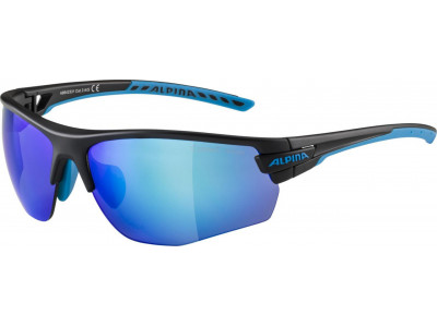 ALPINA Cycling goggles TRI-SCRAY 2.0 HR black-cyan, interchangeable lenses