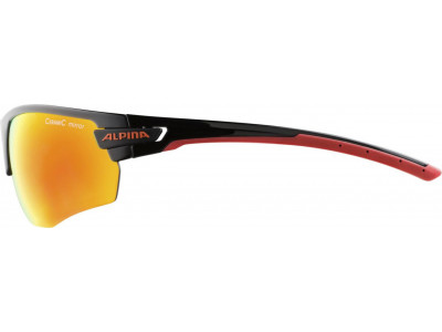 Ochelari de ciclism ALPINA TRI-SCRAY 2.0 HR negru-roșu, lentile înlocuibile