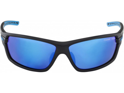 ALPINA Kerékpár szemüveg TRI-SCRAY 2.0 fekete-azúrkék, cserélhető lencsék