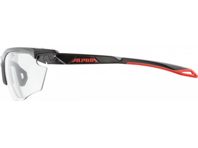 Okulary rowerowe ALPINA TWIST FIVE HR VL+ czarno-czerwone