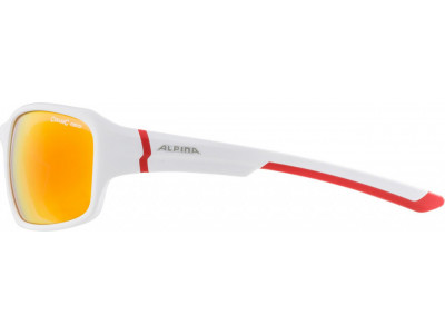 ALPINA LYRON Glasses, white-red, lenses: red mirror