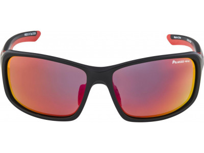 ALPINA Szemüvegek LYRON P matt fekete-piros, lencsék: polarizált piros