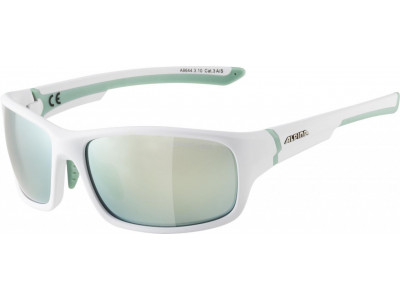 ALPINA Szemüvegek LYRON S fehér-pisztácia matt, lencsék: smaragd tükör