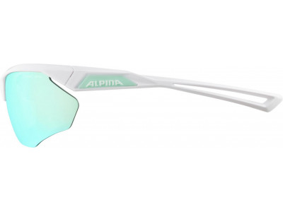 ALPINA NYLOS HR glasses, white/pistachio
