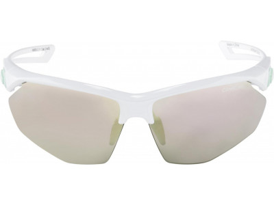 ALPINA NYLOS HR glasses, white/pistachio