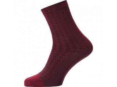 GORE C3 Heptagon Mid Socks chestnut red 38/40