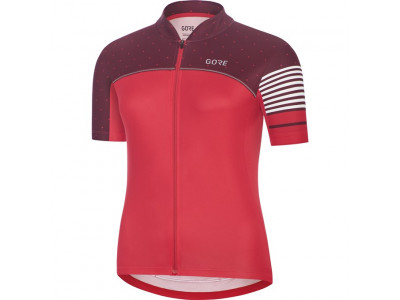 GOREWEAR C5 women&amp;#39;s jersey, hibiscus pink/chestlockring red