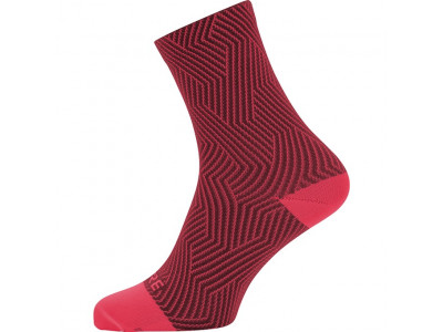 GOREWEAR C3 Mid Socks ponožky růžovo/červené