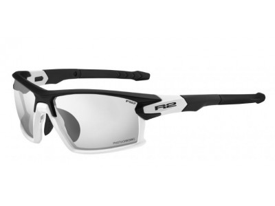 Okulary R2 Eagle czarne/biały matowy/soczewki fotochromeowe