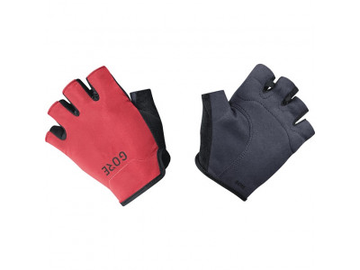 GOREWEAR C3 Short Finger Gloves, black/red