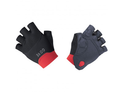 GOREWEAR C5 Short Finger Vent rukavice, čierna/červená