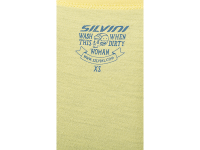 Koszulka SILVINI wykonana z materiału PET Pelori w kolorze żółtym 
