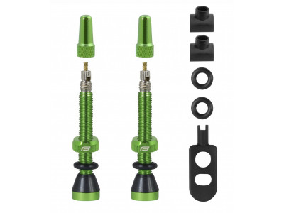Force valves for tubeless system, PV 44 mm, green