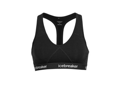 Icebreaker Sprite Racerback bra, black