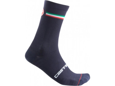 Castelli ITALIA 15 Socken, dunkles Unendlichkeitsblau