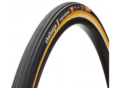 Challenge Paris-Roubaix Pro 700x27mm 300 TPI TLR road tire kevlar black / Tan