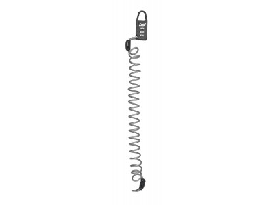 FORCE Lock Small, spiral, coded, 120 cm / 3 mm, gray